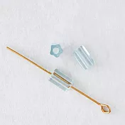 【日本MIYUKI FACTORY】希臘神話風 捷克玻璃珠(袋裝) 4x6mm ‧ 水藍