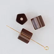 【日本MIYUKI FACTORY】希臘神話風 捷克玻璃珠(袋裝) 8x8mm ‧ 深黃玉