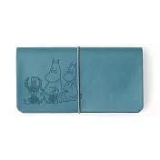 【日本HIGHTIDE】MOOMIN 發票/收據收納夾 ‧ 法國藍