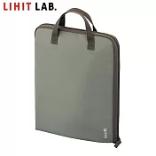 LIHIT LAB A-3202 環保系列站立式隨身包 淺灰色