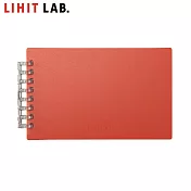 LIHIT LAB N-2670 網點活頁筆記本(MUTUAL) 桔紅色