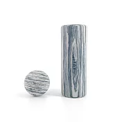 【QMAT】MiNi柱組(MiNi柱 + 6cm筋膜球 + 網袋) 台灣製  50D 冰川湖畔