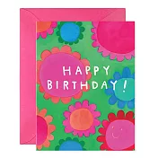 【 E.Frances 】FLOWER POWER 生日卡 #BD285