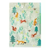 MIDORI 3層資料夾A4- 北歐動物