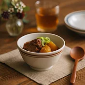 【日本小倉陶器】美濃燒 職人cafe 陶瓷餐碗12cm ‧ 棕