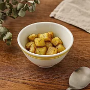 【日本小倉陶器】美濃燒 職人cafe 陶瓷餐碗12cm ‧ 黃