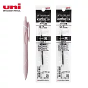 (1筆2芯)UNI JESTREAM 國民溜溜筆 0.7柔和粉