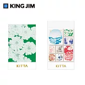 【HITOTOKI】KITTA 隨身攜帶和紙膠帶 燙金郵票貼紙 相片