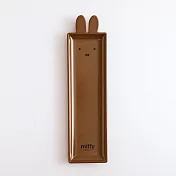 【日本Green Flash】Miffy米飛兔系列 長型收納托盤 ‧ 咖啡色