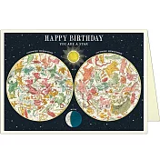 美國 Cavallini & Co. Greeting Cards 卡片/生日卡 星座