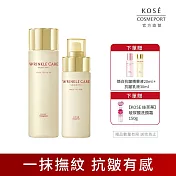 【kose 極上活妍】凍齡撫紋抗皺基礎保濕超值組(化妝水180ml+乳液130ml)