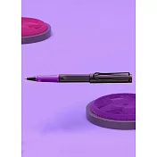LAMY 鋼珠筆 / SAFARI狩獵者系列 限量色20週年紀念款(單入雙色筆套禮盒) - 黑莓紫羅蘭