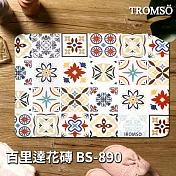 TROMSO 科技絨舒柔吸水地墊- 百里達花磚BS-890