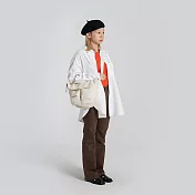 Hellolulu KASEN環保系列輕旅戶外側揹包- 淺卡其