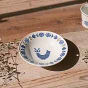 【日本Yamani】美濃燒｜矢鳥花叢 陶瓷 餐碗260ml