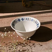 【日本Yamani】美濃燒｜矢鳥花叢 陶瓷 餐碗360ml