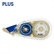(2入1包)PLUS 手帳修正帶 米黃色紙張專用 5mm 藍色