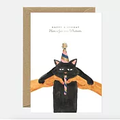 【AWS】Whatever cat - Birthday Greeting card 生日卡 #1370