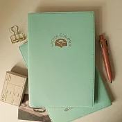 【Groww and Gloww】A5 筆記本 方格眼餐桌 vol.1 一般筆記本（土耳其藍）