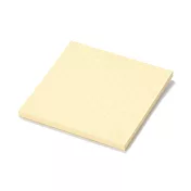 【MUJI 無印良品】便利貼(5mm方眼)/75×75.黃.50張