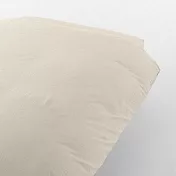【MUJI 無印良品】柔舒水洗棉被套/SD /單人加大/ 淺米