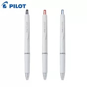 (3色1包)PILOT 輕油筆 灰白桿 0.5 黑+藍+紅