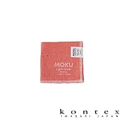 【日本愛媛 KONTEX】MOKU超速乾輕薄吸水小方巾 (珊瑚橘) | 鈴木太太公司貨
