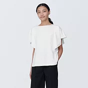 【MUJI 無印良品】女棉混聚酯纖維涼感套衫 XS 白色