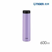 TIGER虎牌 夢重力超輕量旋蓋不鏽鋼保溫杯 600ml(MMZ-W060) 薰衣草紫