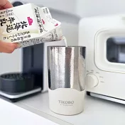 【鈦工坊TiKOBO】純鈦雙層真空 蛋形杯_480ml/馬克杯/水杯 _山岩灰