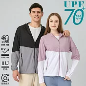 【KISSDIAMOND】UPF70+頂級超涼感防曬外套(KDFJ-2388) XL 男/灰