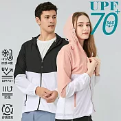 【KISSDIAMOND】UPF70+頂級超涼感防曬外套(KDFJ-2388) L 男/黑