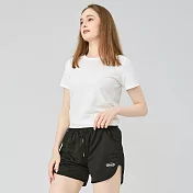 【KISSDIAMOND】3D顯瘦休閒運動短褲(真理褲/KDP-9151)  XL 黑