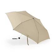 【MUJI 無印良品】聚酯纖維晴雨兩用折傘 米色