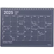 【Mark’s】2025 月曆型記事手帳M (B5變型) ‧ 黑色