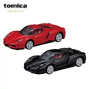 【日本正版授權】兩款一組 TOMICA PREMIUM 20 法拉利 ENZO Ferrari 玩具車 多美小汽車