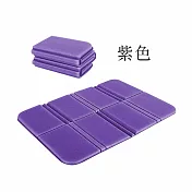JIAGO 可折疊戶外防髒防潮坐墊 紫色