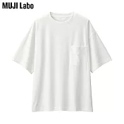 【MUJI 無印良品】MUJI Labo聚酯纖維抗汙吸汗速乾圓領短袖T恤 XS 柔白
