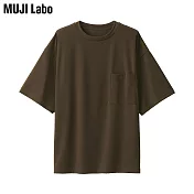 【MUJI 無印良品】MUJI Labo聚酯纖維抗汙吸汗速乾圓領短袖T恤 XS 棕色