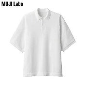 【MUJI 無印良品】MUJI Labo速乾聚酯纖維針織POLO衫 S 柔白