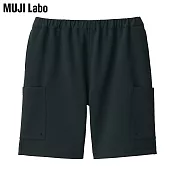 【MUJI 無印良品】MUJI Labo撥水加工二重織工作短褲 XS 黑色