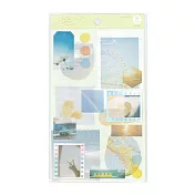 【RYU-RYU】空時間「一瞬」系列 裝飾貼紙 ‧ 檸檬黃
