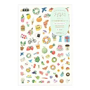 MIDORI Yuru Log日常記錄貼紙1枚- 主題小物