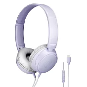 鐵三角 ATH-S120C USB Type-C 用耳罩式耳機 淡紫色
