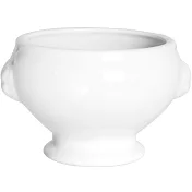 《EXCELSA》White白瓷酥皮濃湯碗(13cm) | 飯碗 湯碗