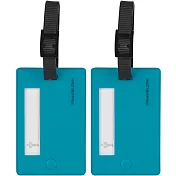 《TRAVELON》我的行李掛牌 | 行李吊牌 識別吊牌 登機牌 姓名牌 - 藍2入