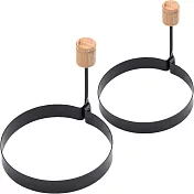 《FOX RUN》木柄不沾煎蛋器2入 | 煎蛋模型