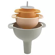 《Taylors Eye Witness》附濾篩漏斗3件 | 分裝漏斗 - 莫蘭迪