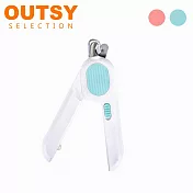 OUTSY安全省力LED寵物指甲剪 藍