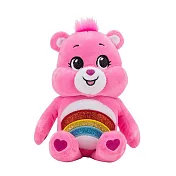 【正版授權】Care Bears 絨毛玩偶 9吋 閃亮版 娃娃/玩偶 愛心熊/彩虹熊 - 彩虹熊